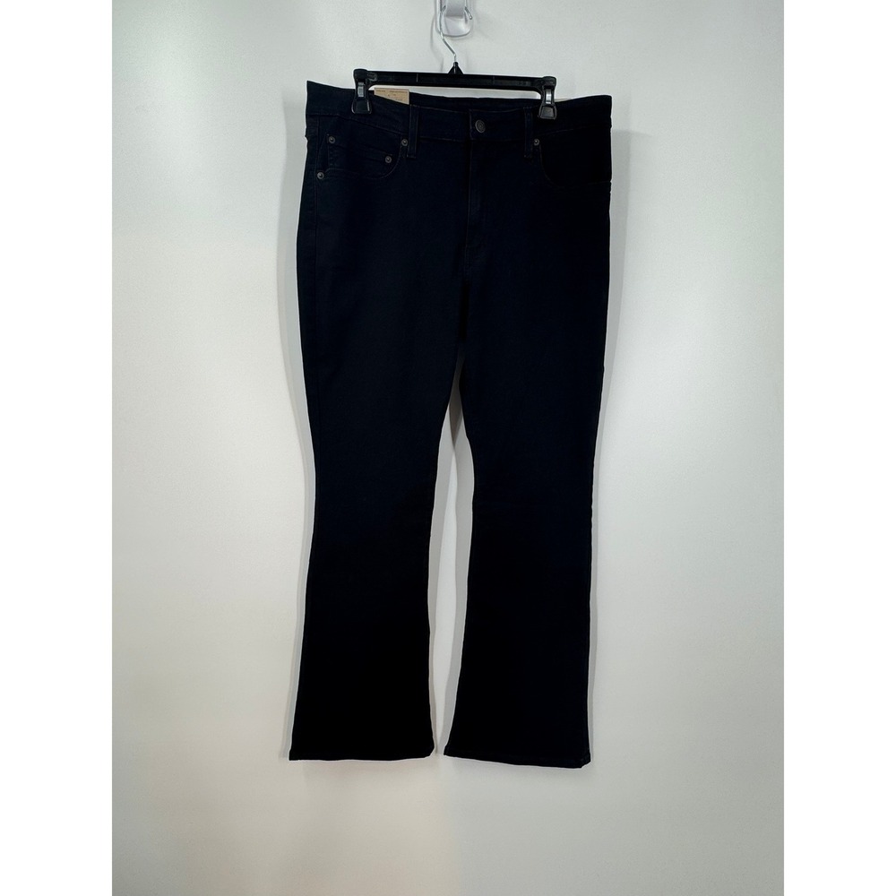 Levi's 725 High Rise Bootcut Black Jeans Women's Size 33x30